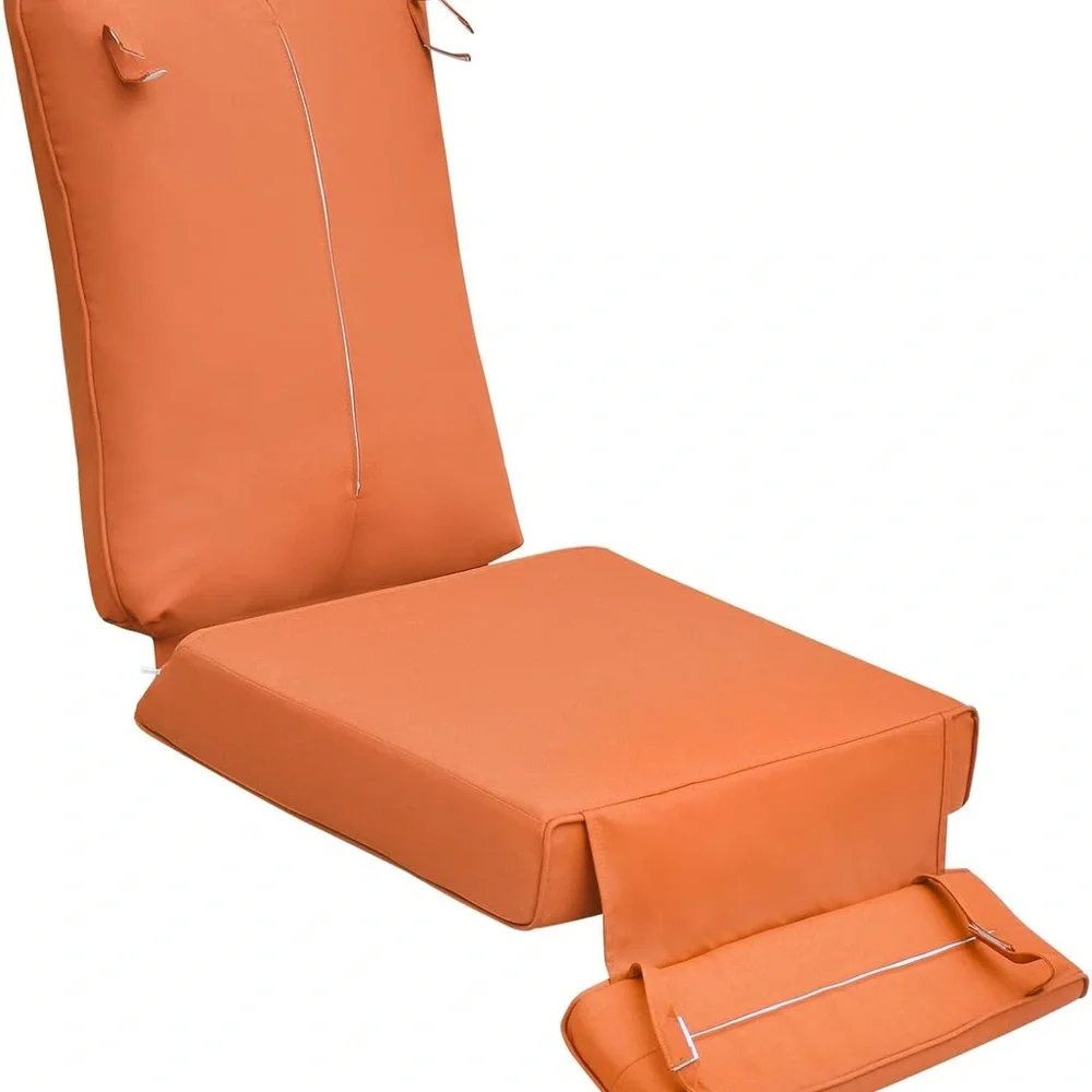 3 ofOutdoor Chair Recliner Cushion Cover Deep Seat,UV Resistant,Water Resistant